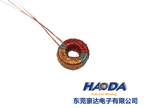 环型共模电感线圈加工
